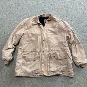 Mena carhartt chore barn coat distressed XL